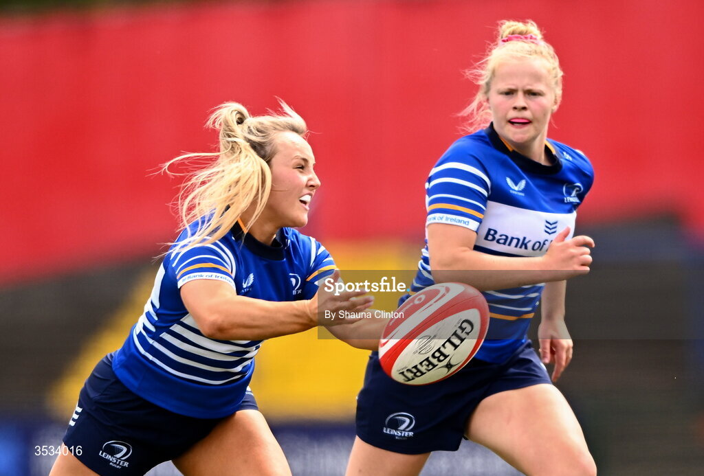 8 August 2026; Aoife Dalton of Leinster during the Vodafone Womens Interprovincial Championship Round 1 match between Munster and Leinster at Virgin Media Park in Cork. Photo by Shauna Clinton/Sportsfile