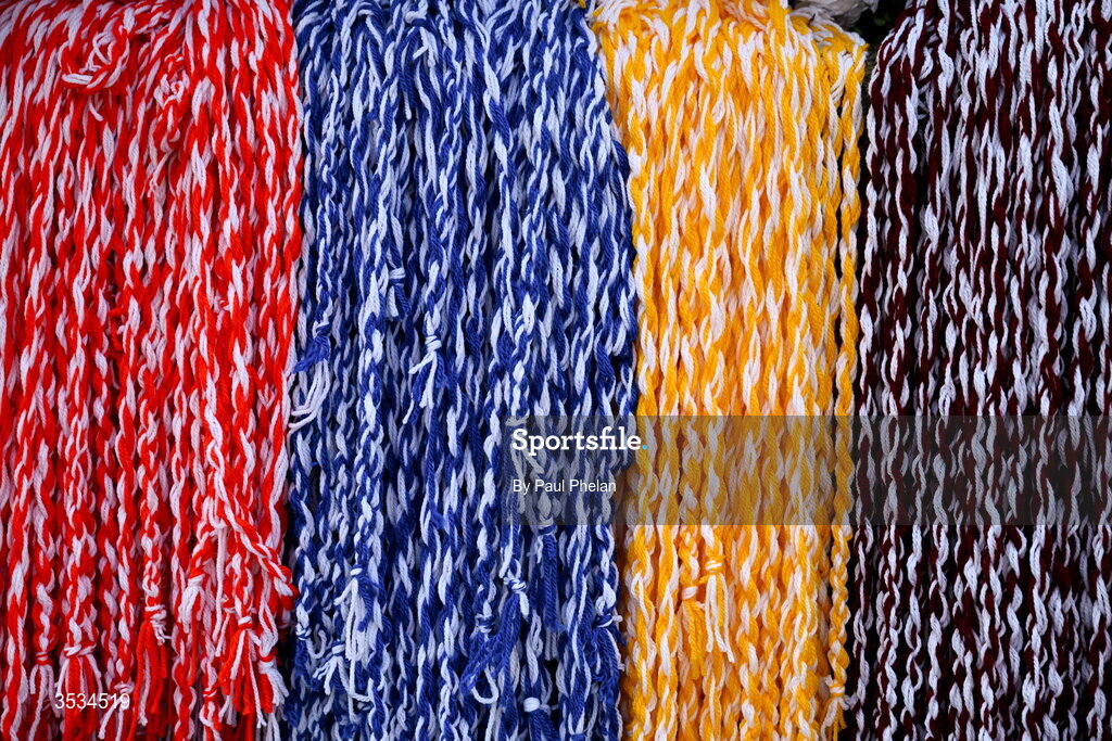 9 August 2026; Headbands before the Glen Dimplex All-Ireland Senior Camogie Championship final match between Galway and Cork at Croke Park in Dublin. Photo by Paul Phelan/Sportsfile