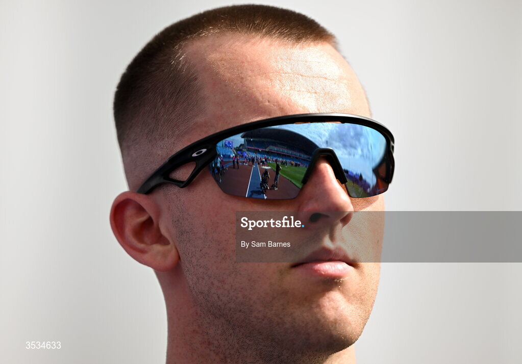 9 August 2026; Jack Raftery of Ireland during a training session ahead of the European Athletics Championships 2026 at Alexander Stadium in Birmingham, England. Photo by Sam Barnes/Sportsfile