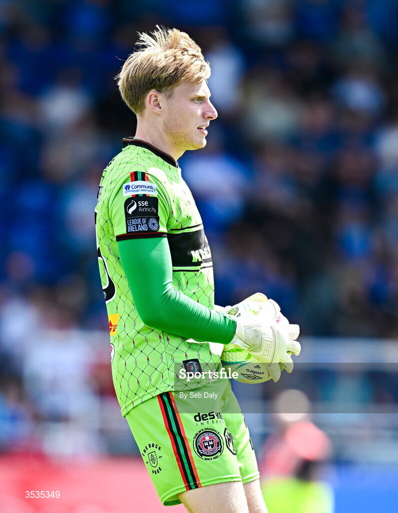 9 August 2026; Bohemians goalkeeper Paul Walters during the SSE Airtricity Men's Premier Division match between Waterford and Bohemians at the RSC in Waterford. Photo by Seb Daly/Sportsfile
