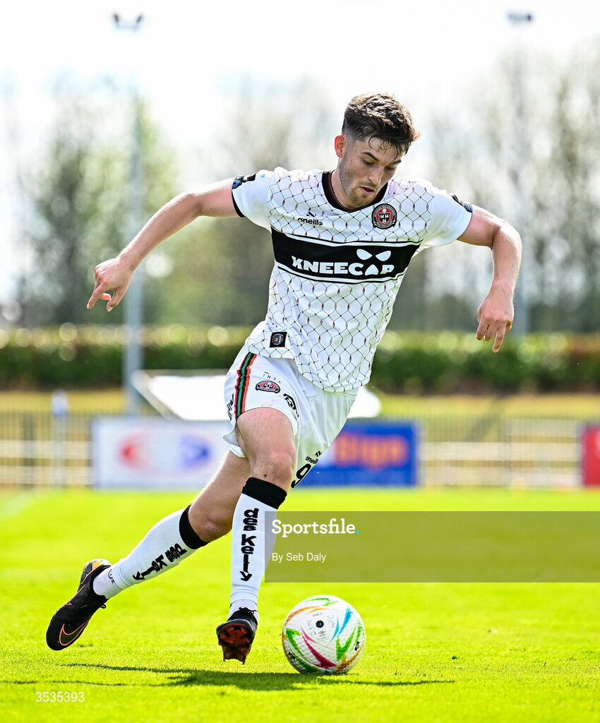 9 August 2026; Colm Whelan of Bohemians during the SSE Airtricity Men's Premier Division match between Waterford and Bohemians at the RSC in Waterford. Photo by Seb Daly/Sportsfile
