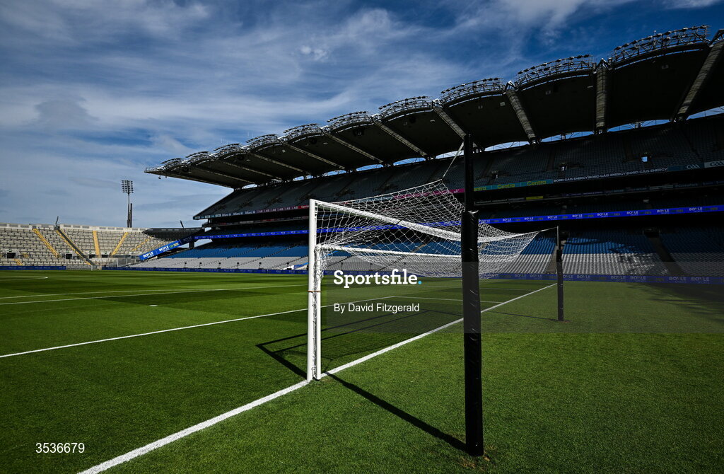 12 August 2026; A general view prior to the pre-season friendly match between Manchester United and Leeds United at Croke Park in Dublin. Photo by David Fitzgerald/Sportsfile
