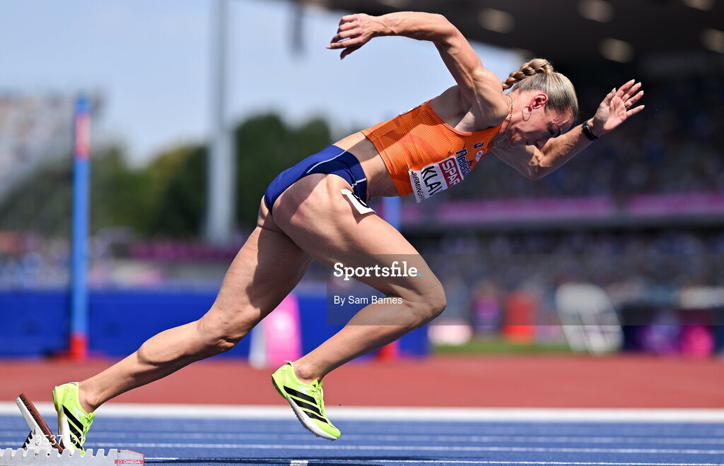 13 August 2026; Lieke Klaver of Netherlands competes in the women's 400m semi-final 1 during day four of the European Athletics Championships 2026 at Alexander Stadium in Birmingham, England. Photo by Sam Barnes/Sportsfile