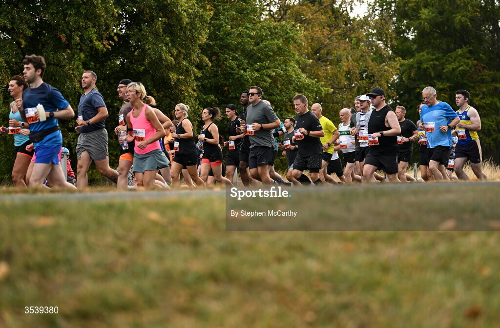 15 August 2026; Athletes during the 2026 Irish Life Frank Duffy 10 Mile, in the Phoenix Park, Dublin. Thousands of runners took part in the sold out Irish Life Frank Duffy 10 Mile, the second event in the 2026 Irish Life Dublin Race Series. Photo by Stephen McCarthy/Sportsfile
