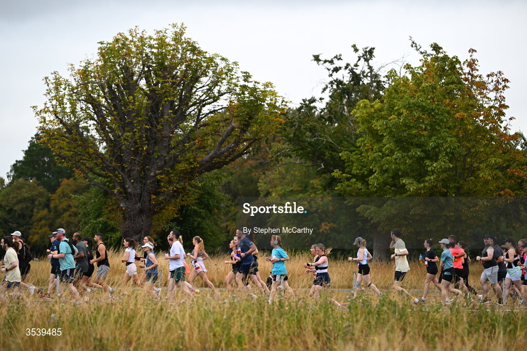 15 August 2026; Athletes during the 2026 Irish Life Frank Duffy 10 Mile, in the Phoenix Park, Dublin. Thousands of runners took part in the sold out Irish Life Frank Duffy 10 Mile, the second event in the 2026 Irish Life Dublin Race Series. Photo by Stephen McCarthy/Sportsfile