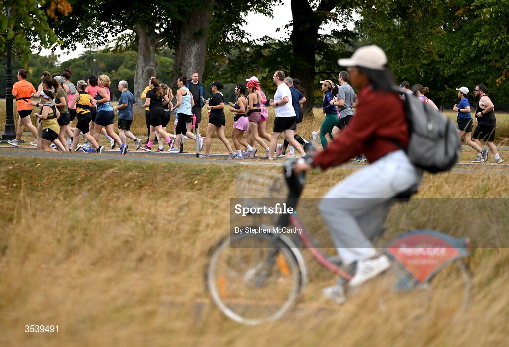 15 August 2026; Athletes during the 2026 Irish Life Frank Duffy 10 Mile, in the Phoenix Park, Dublin. Thousands of runners took part in the sold out Irish Life Frank Duffy 10 Mile, the second event in the 2026 Irish Life Dublin Race Series. Photo by Stephen McCarthy/Sportsfile