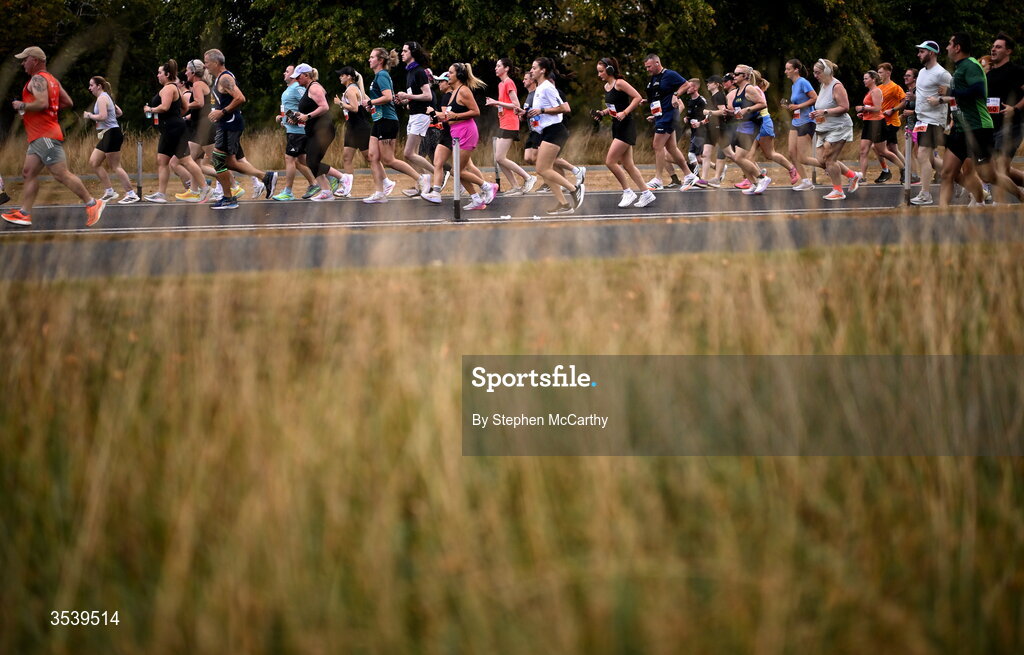 15 August 2026; Athletes during the 2026 Irish Life Frank Duffy 10 Mile, in the Phoenix Park, Dublin. Thousands of runners took part in the sold out Irish Life Frank Duffy 10 Mile, the second event in the 2026 Irish Life Dublin Race Series. Photo by Stephen McCarthy/Sportsfile