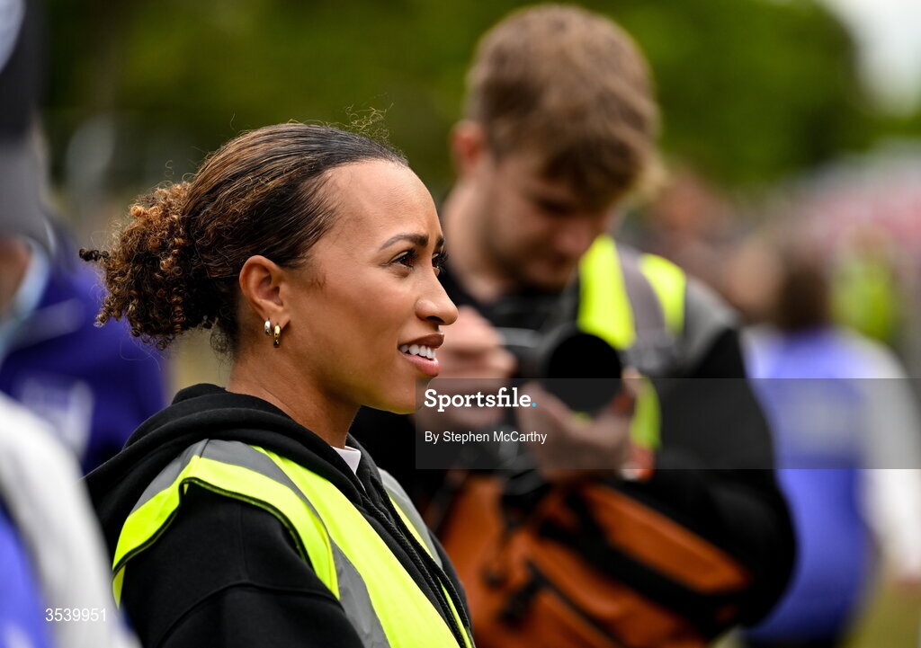 15 August 2026; Nadia Power during the 2026 Irish Life Frank Duffy 10 Mile, in the Phoenix Park, Dublin. Thousands of runners took part in the sold out Irish Life Frank Duffy 10 Mile, the second event in the 2026 Irish Life Dublin Race Series. Photo by Stephen McCarthy/Sportsfile