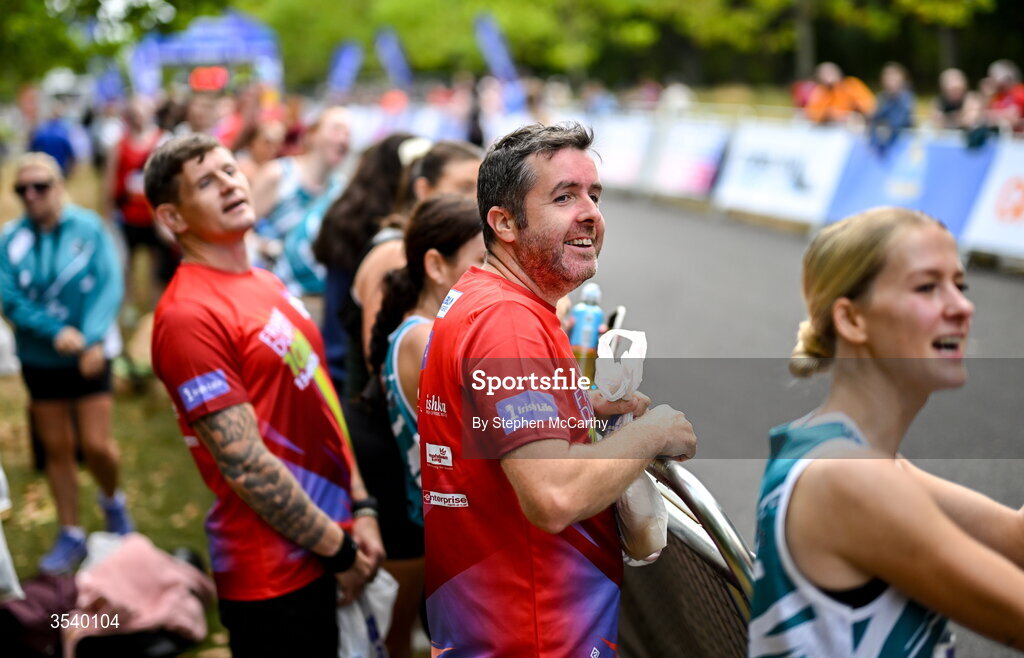 15 August 2026; Spectators during the 2026 Irish Life Frank Duffy 10 Mile, in the Phoenix Park, Dublin. Thousands of runners took part in the sold out Irish Life Frank Duffy 10 Mile, the second event in the 2026 Irish Life Dublin Race Series. Photo by Stephen McCarthy/Sportsfile