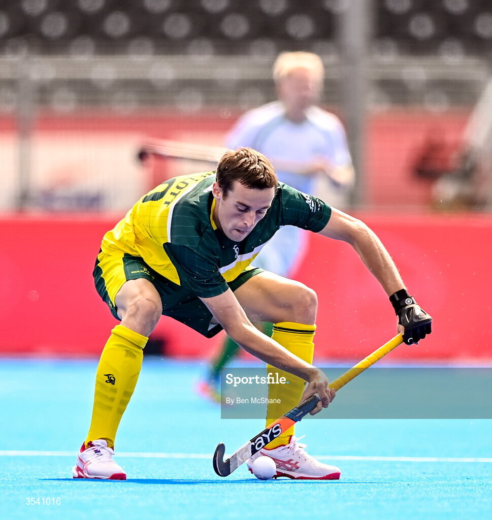 16 August 2026; Ky Willott of Australia during the FIH Men's Hockey World Cup 2026 Pool C match between Ireland and Australia at the Belfius Hockey Arena in Wavre, Belgium. Photo by Ben McShane/Sportsfile