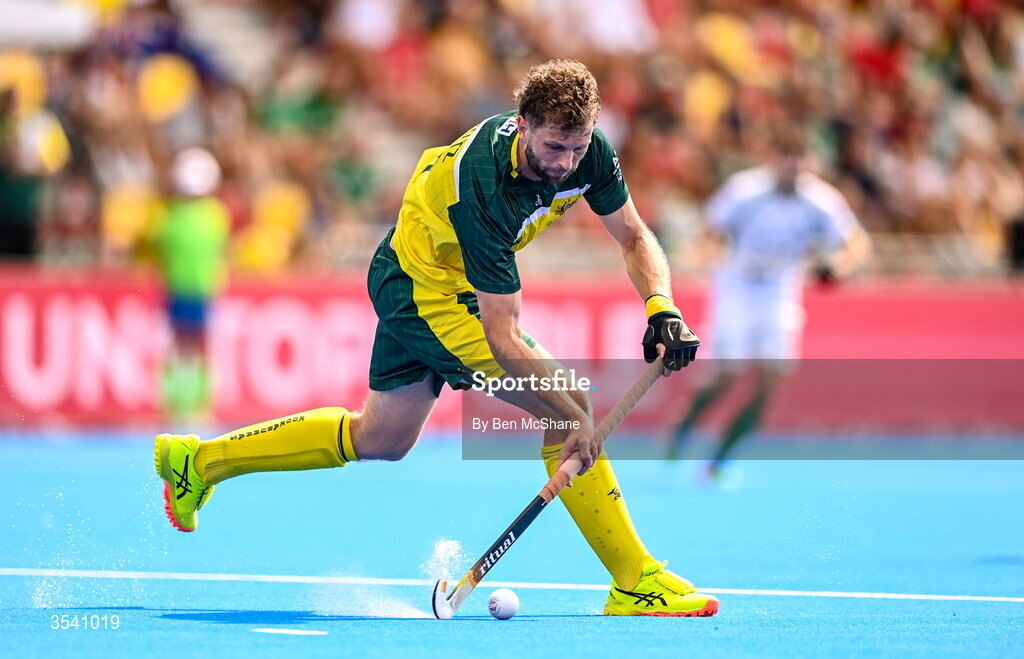 16 August 2026; /. of Australia during the FIH Men's Hockey World Cup 2026 Pool C match between Ireland and Australia at the Belfius Hockey Arena in Wavre, Belgium. Photo by Ben McShane/Sportsfile
