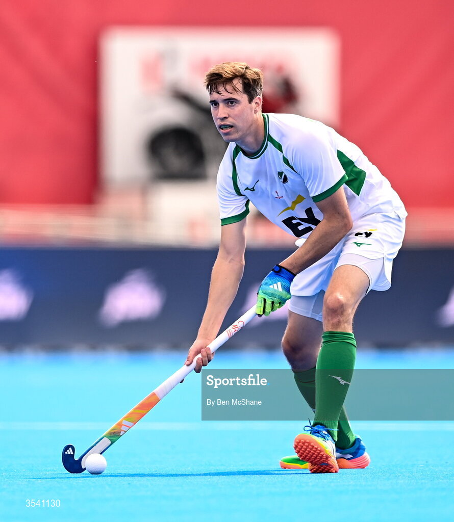 16 August 2026; Sean Murray of Ireland during the FIH Men's Hockey World Cup 2026 Pool C match between Ireland and Australia at the Belfius Hockey Arena in Wavre, Belgium. Photo by Ben McShane/Sportsfile