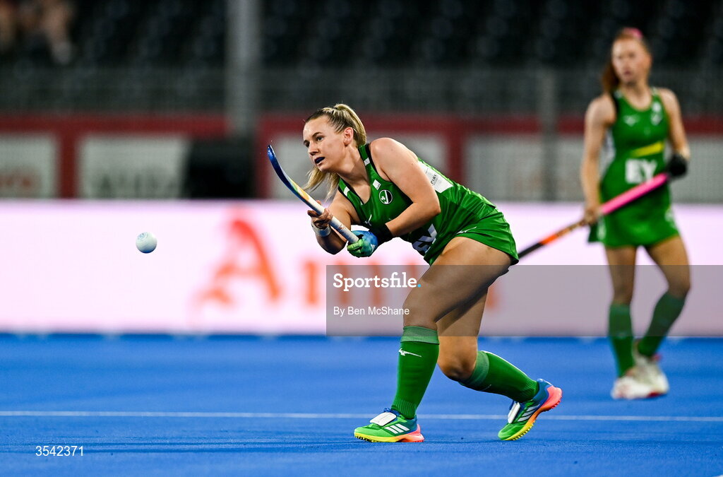16 August 2026; Christina Hamill of Ireland during the FIH Women's Hockey World Cup 2026 Pool C match between Ireland and Spain at the Belfius Hockey Arena in Wavre, Belgium. Photo by Ben McShane/Sportsfile