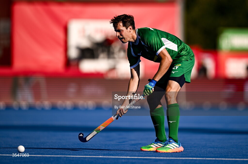 20 August 2026; Sean Murray of Ireland during the FIH Men's Hockey World Cup 2026 Pool C match between Ireland and Spain at the Belfius Hockey Arena in Wavre, Belgium. Photo by Ben McShane/Sportsfile