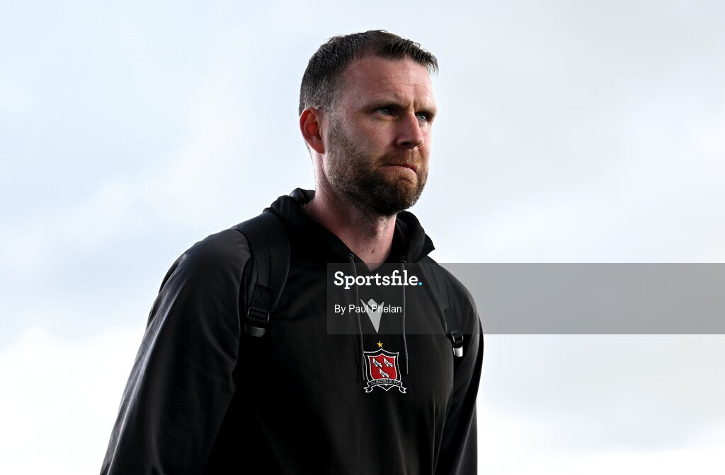 21 August 2026; Dundalk manager Ciaran Kilduff before the SSE Airtricity Men’s Premier Division match between Dundalk and Galway United at Oriel Park in Dundalk, Louth. Photo by Paul Phelan/Sportsfile