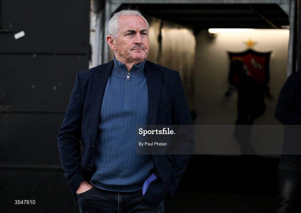21 August 2026; Galway United manager John Caulfield arrives before the SSE Airtricity Men’s Premier Division match between Dundalk and Galway United at Oriel Park in Dundalk, Louth. Photo by Paul Phelan/Sportsfile