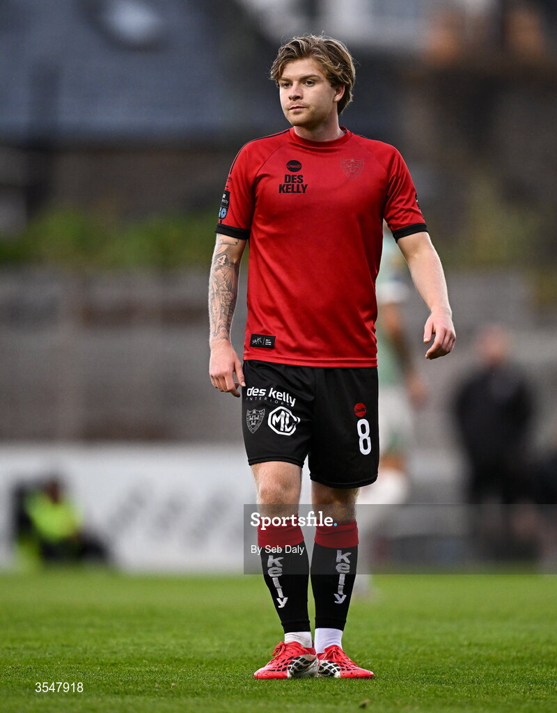 21 August 2026; Harry Vaughan of Bohemians during the SSE Airtricity Men’s Premier Division match between Bohemians and Derry City at Dalymount Park in Dublin. Photo by Seb Daly/Sportsfile