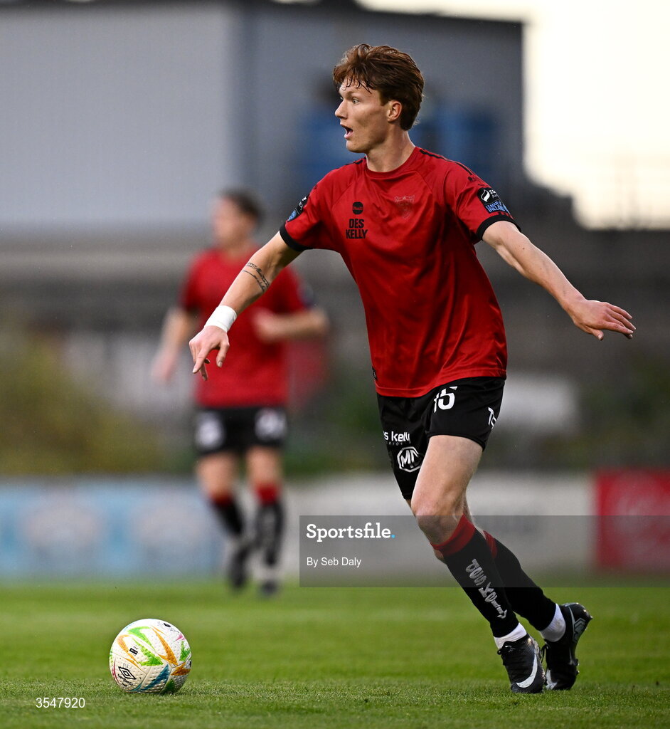 21 August 2026; Senan Mullen of Bohemians during the SSE Airtricity Men’s Premier Division match between Bohemians and Derry City at Dalymount Park in Dublin. Photo by Seb Daly/Sportsfile