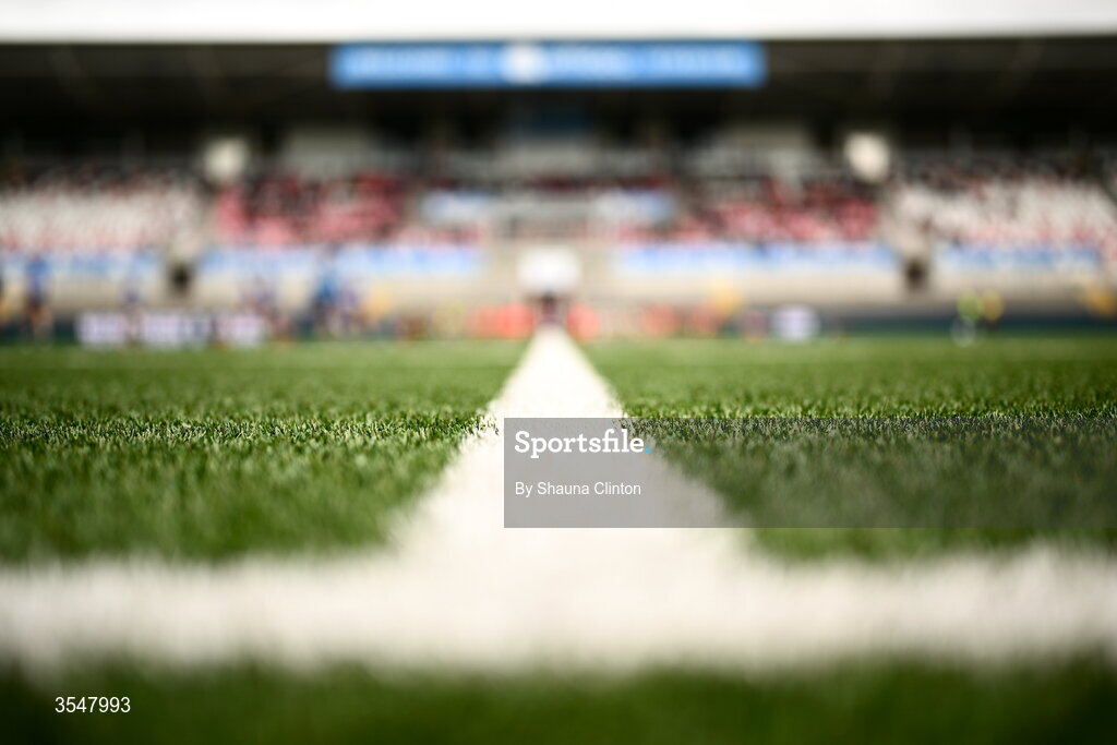 22 August 2026; A general view ahead of the Vodafone Womens Interprovincial Championship Round 3 match between Ulster and Leinster at Affidea Stadium in Belfast. Photo by Shauna Clinton/Sportsfile
