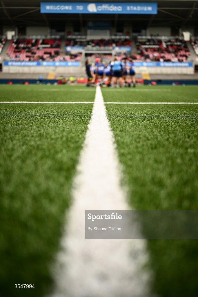 22 August 2026; A general view ahead of the Vodafone Womens Interprovincial Championship Round 3 match between Ulster and Leinster at Affidea Stadium in Belfast. Photo by Shauna Clinton/Sportsfile