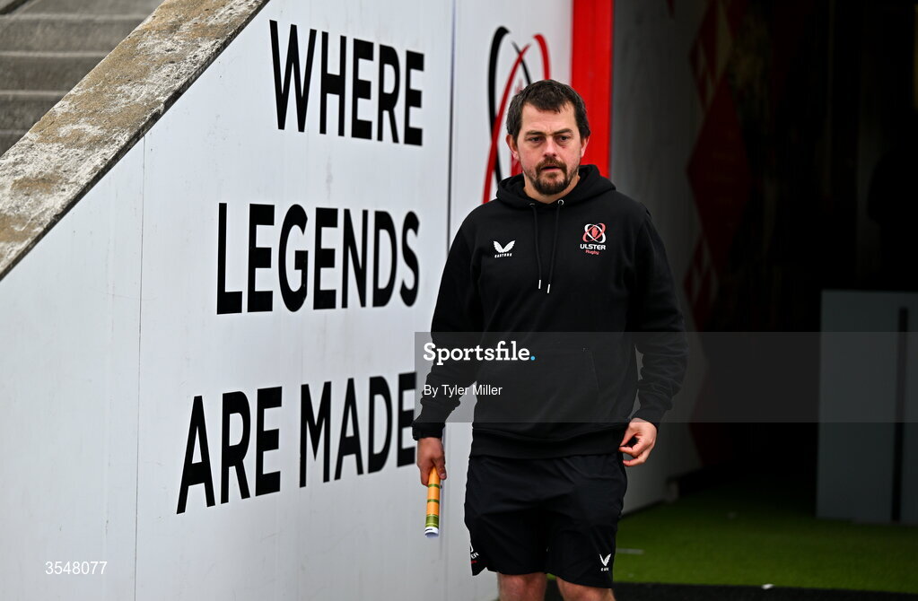 22 August 2026; Ulster head coach Murray Houston before the Vodafone Womens Interprovincial Championship Round 3 match between Ulster and Leinster at Affidea Stadium in Belfast. Photo by Tyler Miller/Sportsfile