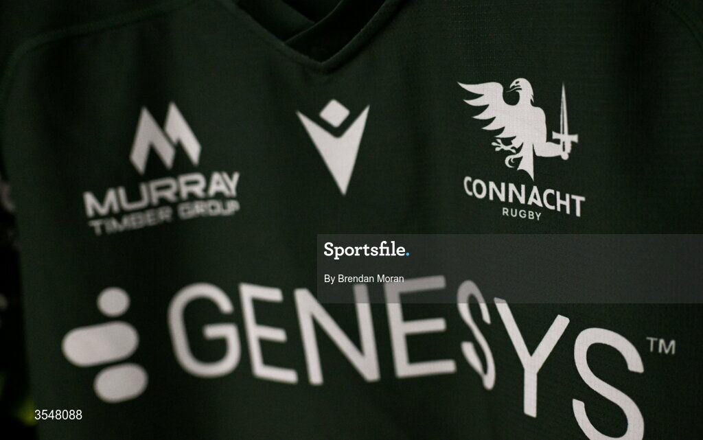 22 August 2026; The jersey of co-captain Aoibheann Reilly in the Connacht dressingroom before the Vodafone Womens Interprovincial Championship Round 3 match between Connacht and Munster at Dexcom Stadium in Galway. Photo by Brendan Moran/Sportsfile