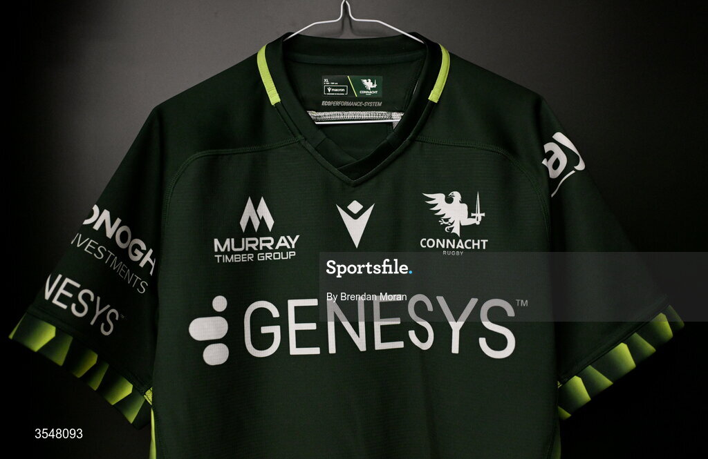 22 August 2026; The jersey of Meabh Deely in the Connacht dressingroom before the Vodafone Womens Interprovincial Championship Round 3 match between Connacht and Munster at Dexcom Stadium in Galway. Photo by Brendan Moran/Sportsfile