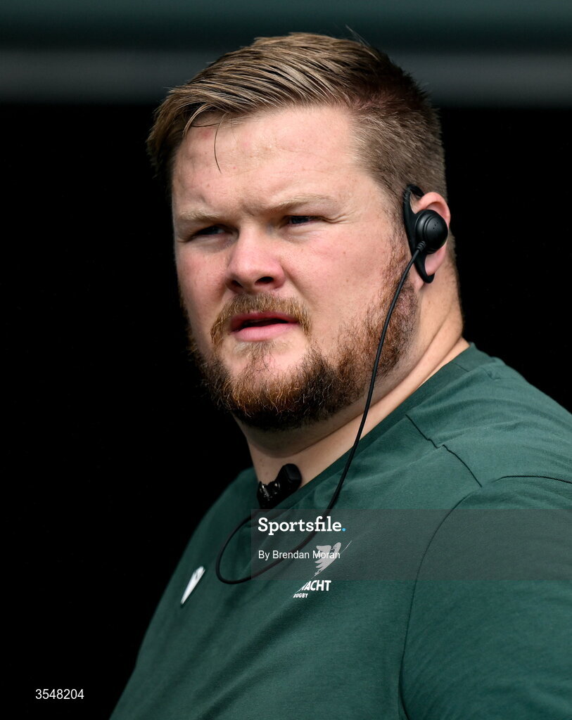 22 August 2026; Connacht head coach Craig Hansberry before the Vodafone Womens Interprovincial Championship Round 3 match between Connacht and Munster at Dexcom Stadium in Galway. Photo by Brendan Moran/Sportsfile