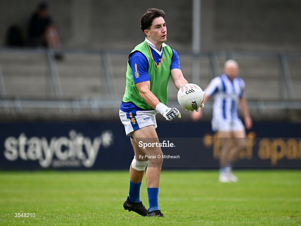 22 August 2026; Ballyboden St Enda's goalkeeper Hugh O'Sullivan during the PTSB Dublin Senior Club Football Championships Round 2 match between Ballyboden St Enda's and Castleknock at Parnell Park in Dublin. Photo by Piaras Ó Mídheach/Sportsfile