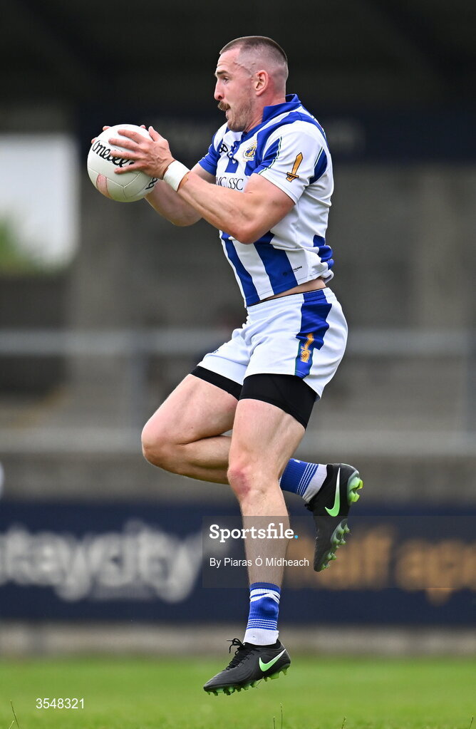22 August 2026; Céin D'Arcy of Ballyboden St Enda's during the PTSB Dublin Senior Club Football Championships Round 2 match between Ballyboden St Enda's and Castleknock at Parnell Park in Dublin. Photo by Piaras Ó Mídheach/Sportsfile