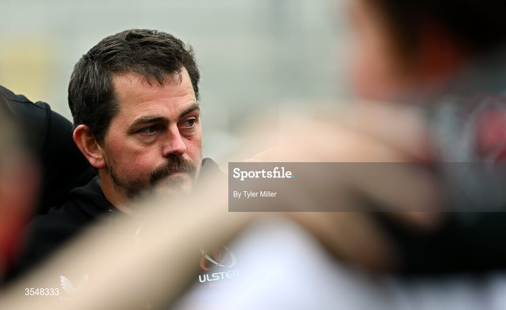 22 August 2026; Ulster head coach Murray Houston after the Vodafone Womens Interprovincial Championship Round 3 match between Ulster and Leinster at Affidea Stadium in Belfast. Photo by Tyler Miller/Sportsfile