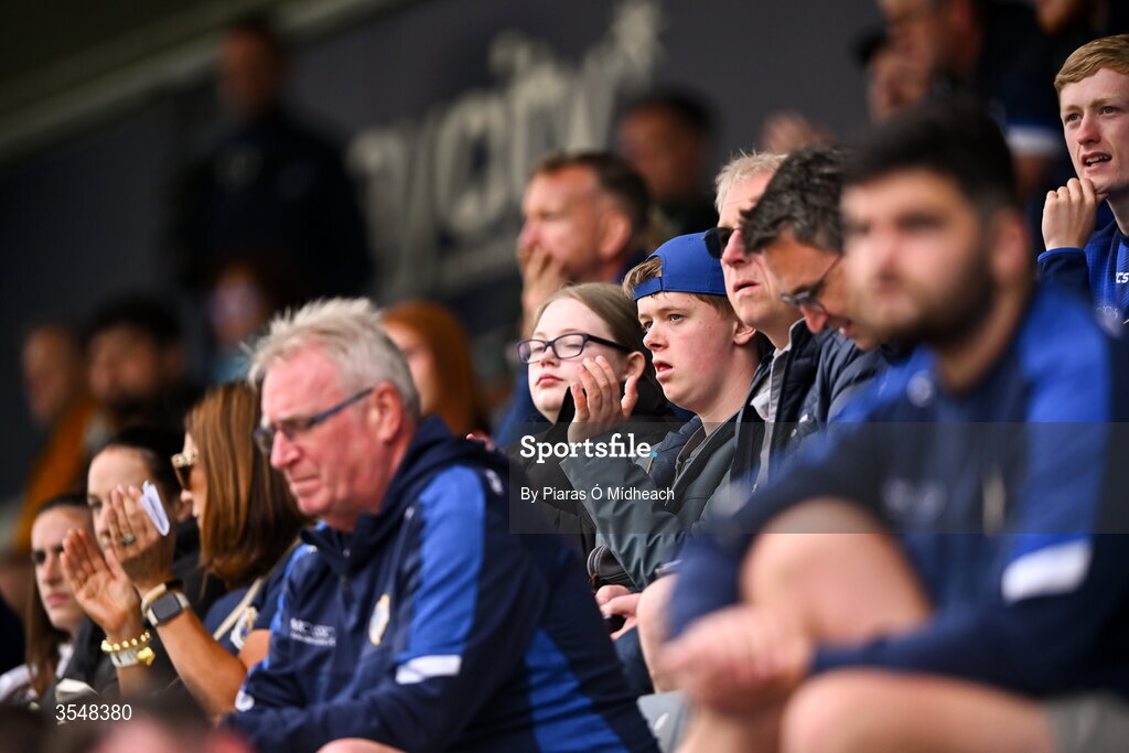 22 August 2026; Spectators during the PTSB Dublin Senior Club Football Championships Round 2 match between Ballyboden St Enda's and Castleknock at Parnell Park in Dublin. Photo by Piaras Ó Mídheach/Sportsfile