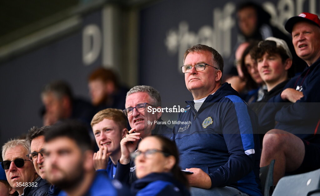 22 August 2026; Spectators during the PTSB Dublin Senior Club Football Championships Round 2 match between Ballyboden St Enda's and Castleknock at Parnell Park in Dublin. Photo by Piaras Ó Mídheach/Sportsfile