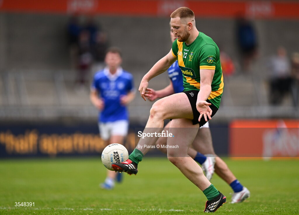 22 August 2026; Seán Farrelly of Thomas Davis during the PTSB Dublin Senior Club Football Championships Round 2 match between Skerries Harps and Thomas Davis at Parnell Park in Dublin. Photo by Piaras Ó Mídheach/Sportsfile