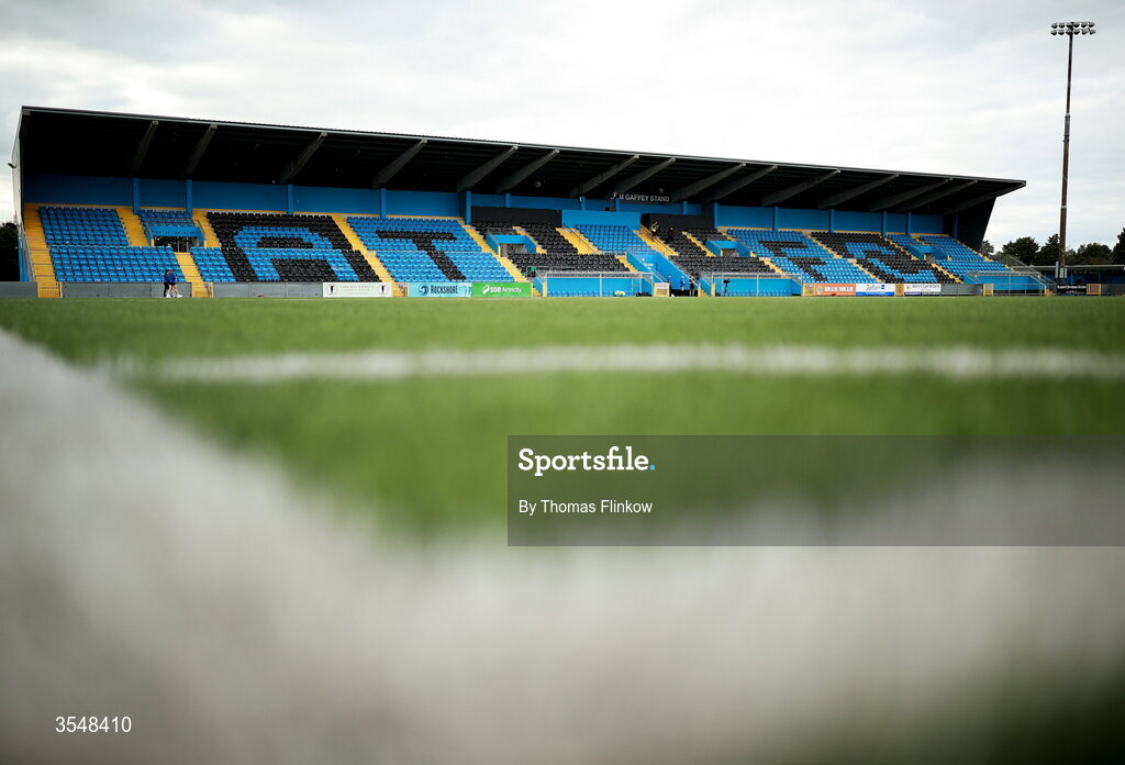 22 August 2026; A general view of Athlone Town Stadium before the Club Orange Women’s FAI Cup semi-final match between Athlone Town and Galway United at Athlone Town Stadium in Lissywollen, Athlone. Photo by Thomas Flinkow/Sportsfile