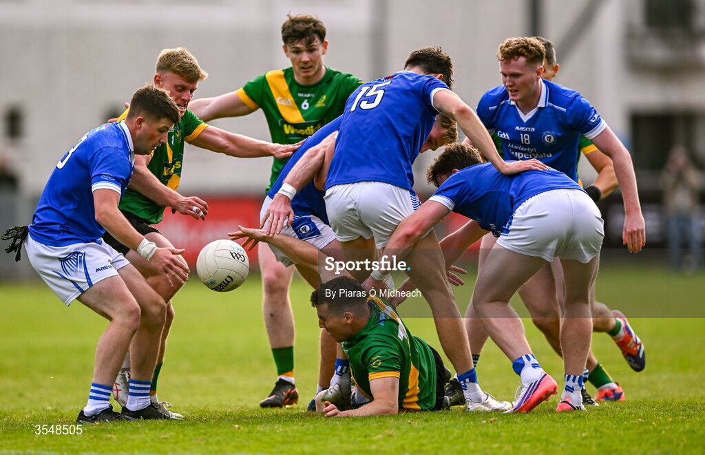 22 August 2026; Oisín Kelly of Thomas Davis during the PTSB Dublin Senior Club Football Championships Round 2 match between Skerries Harps and Thomas Davis at Parnell Park in Dublin. Photo by Piaras Ó Mídheach/Sportsfile