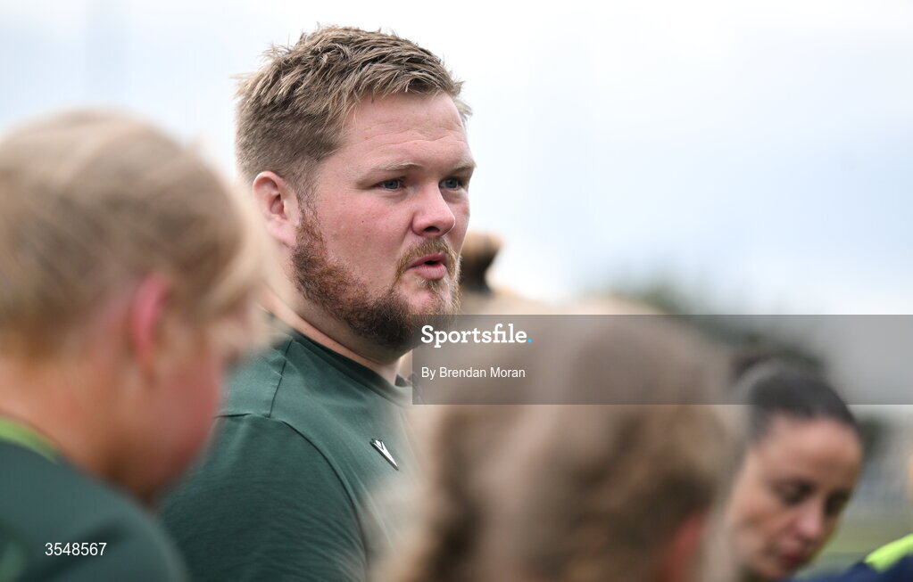 22 August 2026; Connacht head coach Craig Hansberry after the Vodafone Womens Interprovincial Championship Round 3 match between Connacht and Munster at Dexcom Stadium in Galway. Photo by Brendan Moran/Sportsfile