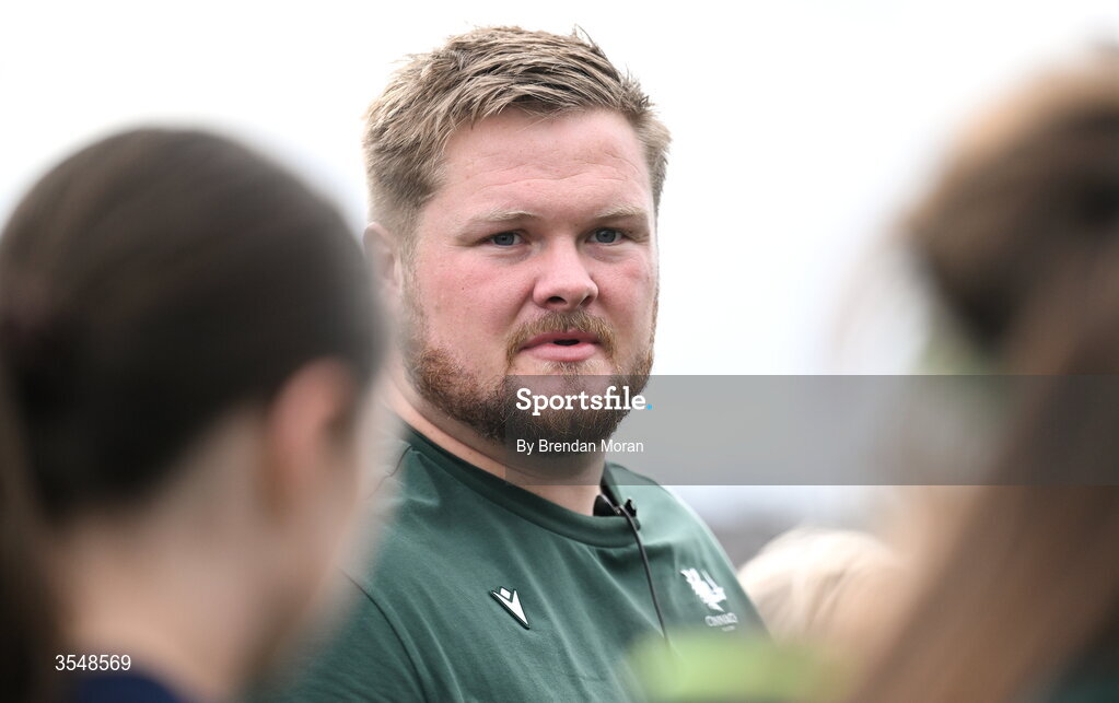 22 August 2026; Connacht head coach Craig Hansberry after the Vodafone Womens Interprovincial Championship Round 3 match between Connacht and Munster at Dexcom Stadium in Galway. Photo by Brendan Moran/Sportsfile