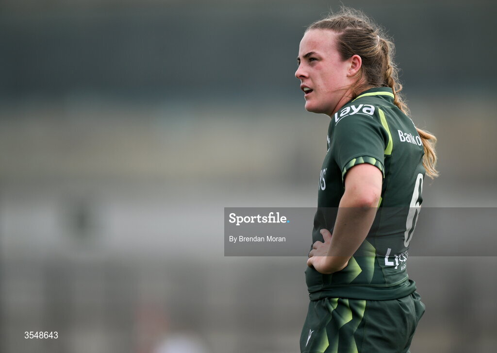22 August 2026; Emma Kelly of Connacht during the Vodafone Womens Interprovincial Championship Round 3 match between Connacht and Munster at Dexcom Stadium in Galway. Photo by Brendan Moran/Sportsfile