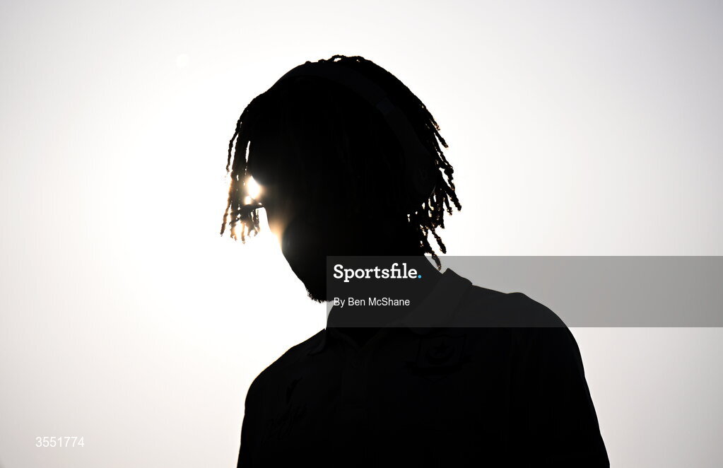 28 August 2026; Jason Bucknor of Drogheda United before the SSE Airtricity Men’s Premier Division match between Drogheda United and Dundalk at Sullivan & Lambe Park in Drogheda, Louth. Photo by Ben McShane/Sportsfile