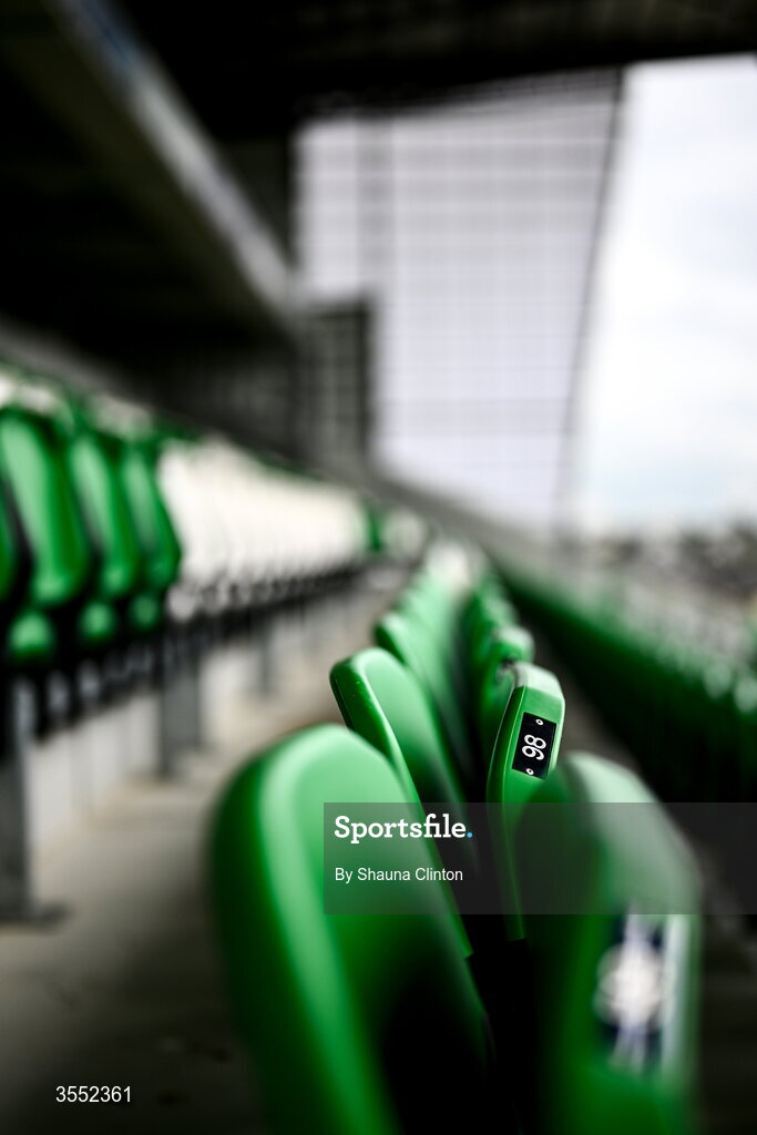 29 August 2026; A general view ahead of the Vodafone Womens Interprovincial Championship final match between Munster and Leinster at Dexcom Stadium in Galway. Photo by Shauna Clinton/Sportsfile