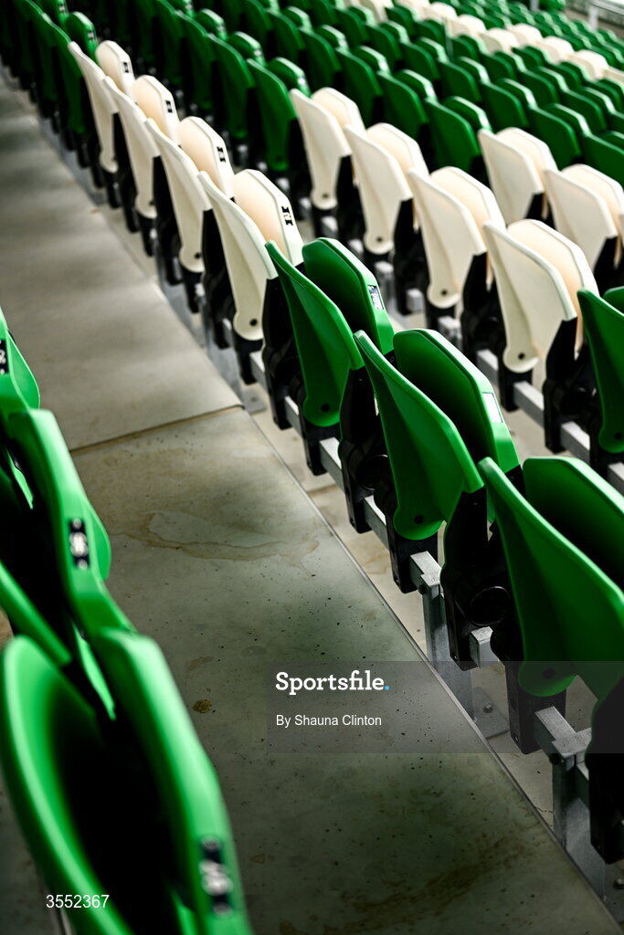 29 August 2026; A general view ahead of the Vodafone Womens Interprovincial Championship final match between Munster and Leinster at Dexcom Stadium in Galway. Photo by Shauna Clinton/Sportsfile