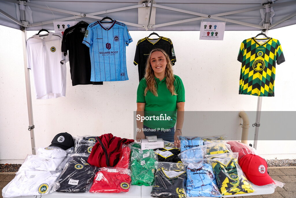 29 August 2026; CK United match official Maeve Egan poses for a pictire before the FAI National League Group 3 match between CK United and Newbridge Town at SETU Sports Complex in Carlow. Photo by Michael P Ryan/Sportsfile