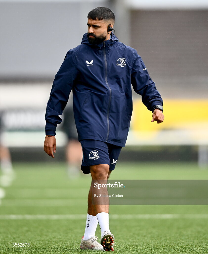 29 August 2026; Leinster head coach Sana Govender before the Vodafone Womens Interprovincial Championship final match between Munster and Leinster at Dexcom Stadium in Galway. Photo by Shauna Clinton/Sportsfile