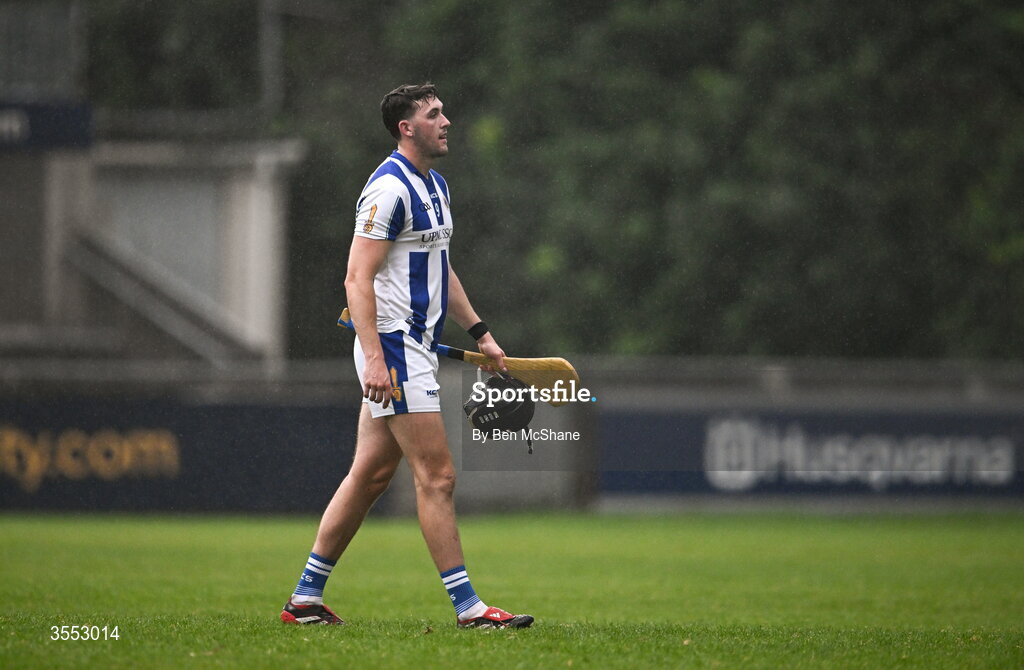 29 August 2026; Jack Lambert of Ballyboden St Enda's reacts after his side's defeat in the PTSB Dublin Senior Club Hurling Championships Round 4 match between Ballyboden St Enda's and St Jude's at Parnell Park in Dublin. Photo by Ben McShane/Sportsfile
