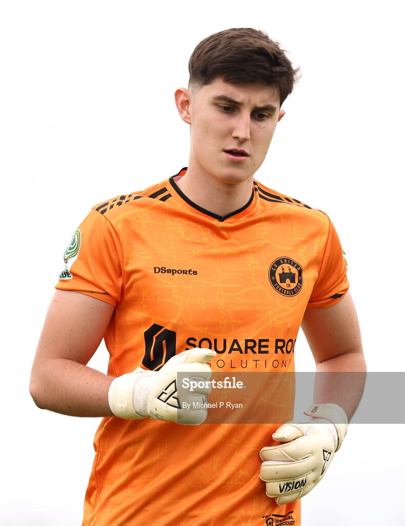 29 August 2026; CK United goalkeeper Gavin O'Brien during the FAI National League Group 3 match between CK United and Newbridge Town at SETU Sports Complex in Carlow. Photo by Michael P Ryan/Sportsfile