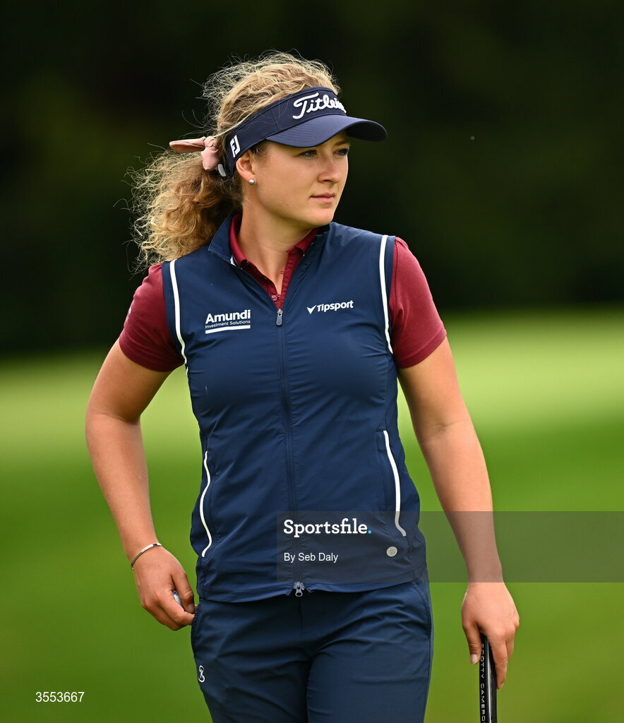 30 August 2026; Sara Kouskova of Czech Republic during day four of the 2026 KPMG Women’s Irish Open Golf Championship at The K Club in Straffan, Kildare. Photo by Seb Daly/Sportsfile