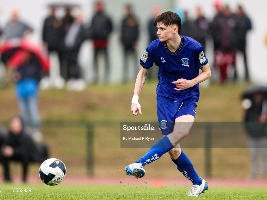 29 August 2026; Seamus Brown of Newbridge Town during the FAI National League Group 3 match between CK United and Newbridge Town at SETU Sports Complex in Carlow. Photo by Michael P Ryan/Sportsfile
