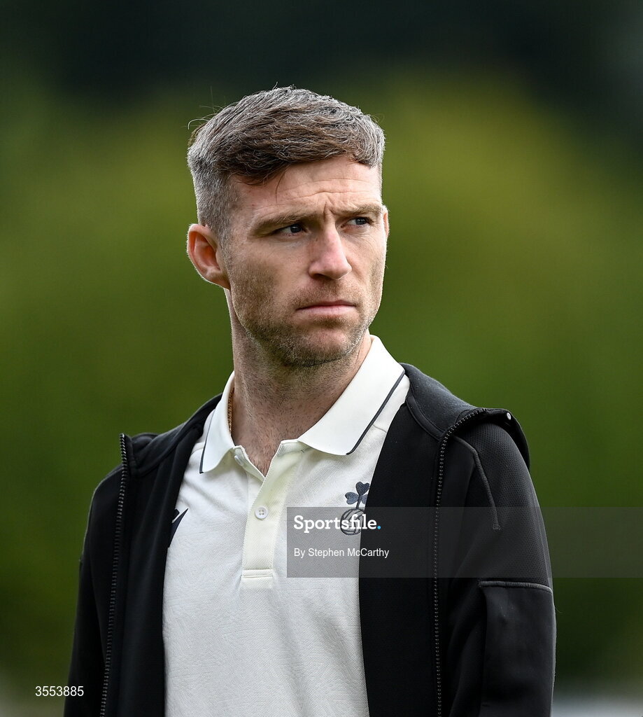 30 August 2026; Jack Byrne of Shamrock Rovers before the SSE Airtricity Men’s Premier Division match between Derry City and Shamrock Rovers at The Ryan McBride Brandywell Stadium in Derry. Photo by Stephen McCarthy/Sportsfile