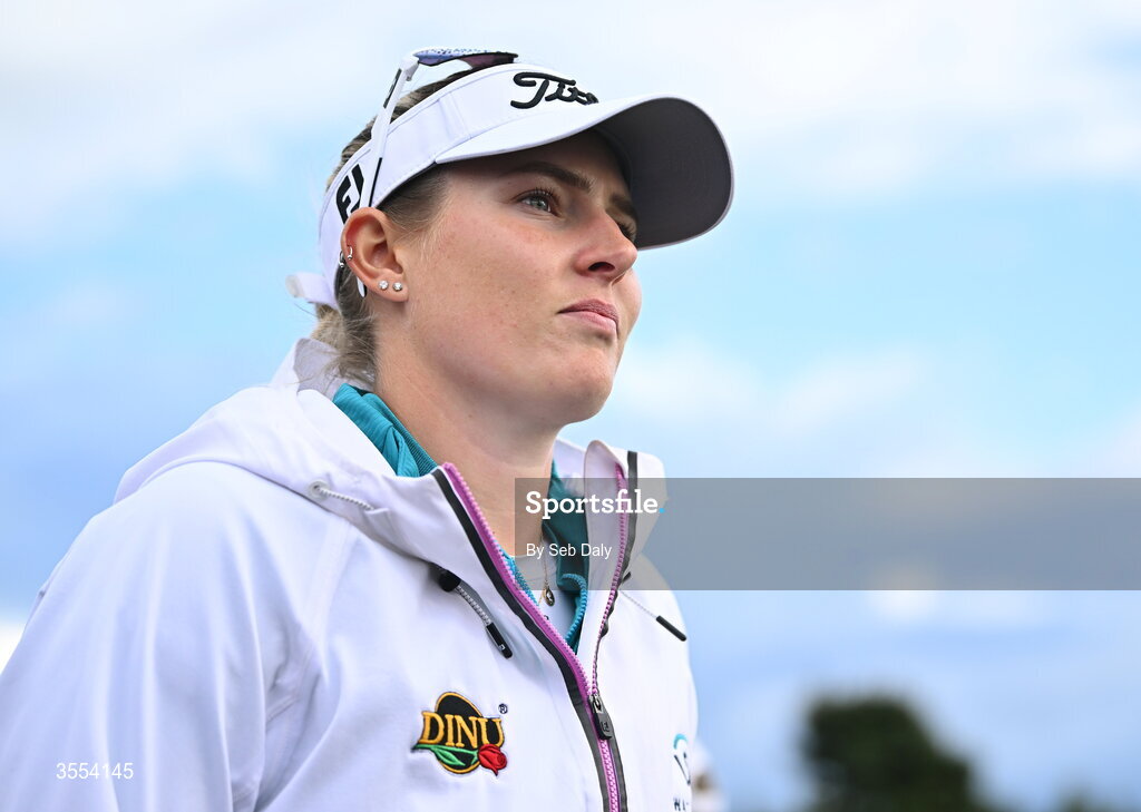 30 August 2026; Casandra Alexander of South Africa walks to the 18th green during day four of the 2026 KPMG Women’s Irish Open Golf Championship at The K Club in Straffan, Kildare. Photo by Seb Daly/Sportsfile
